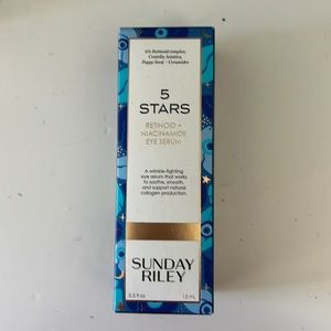 New Sunday Riley 5 Star Retinol+Niacinamide Eye Serum